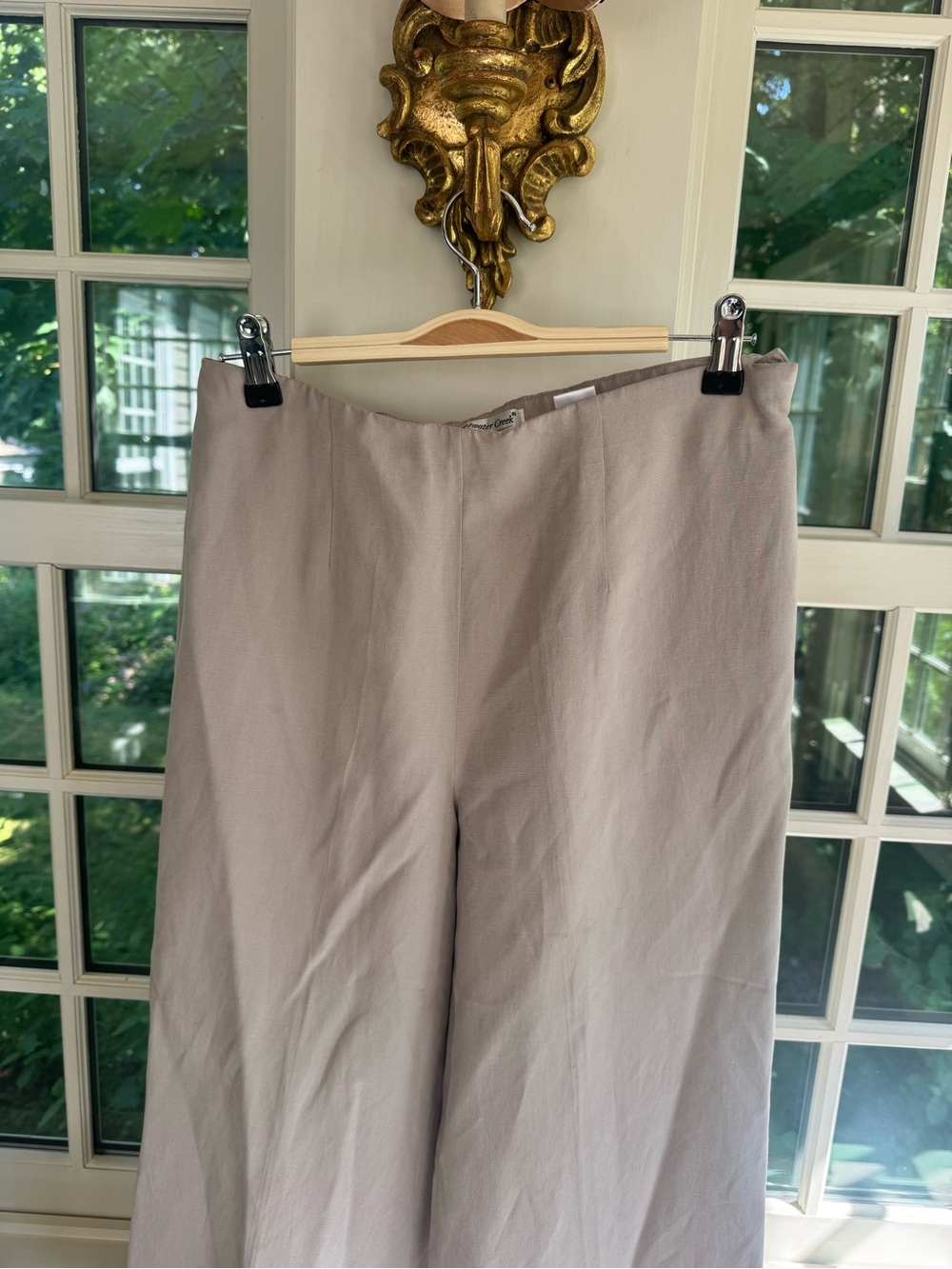 Cold Water Creek Linen/Silk Trousers